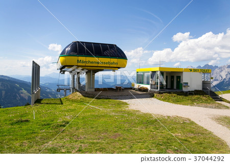 Cable car mountain station in Schladming, Austria Cable car mountain station in Schladming, Austria 37044292