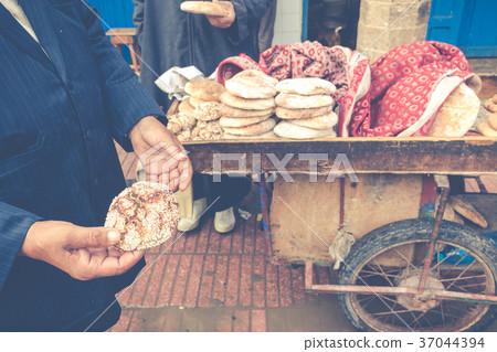 Typical traditional Moroccan bread 37044394