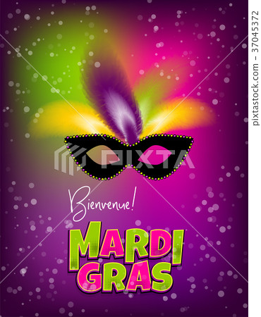 Mardi Gras party mask Mardi Gras party mask 37045372