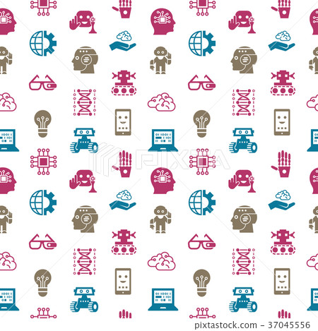 Digital vector artificial intelligence - Stock Illustration [37045556 ...