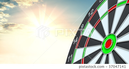 Target dart. 3d illustration Target dart. 3d illustration 37047141