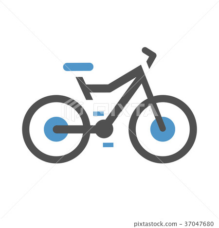 bike flat icon 37047680