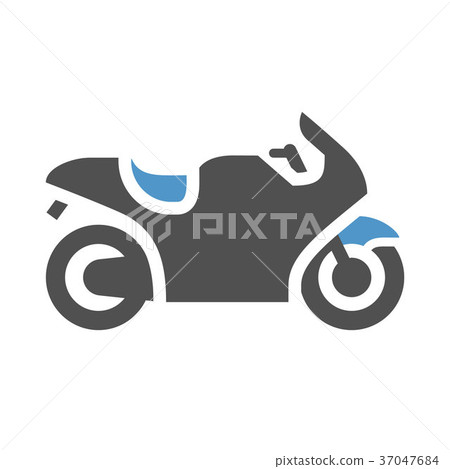 motorcycle flat icon motorcycle flat icon 37047684