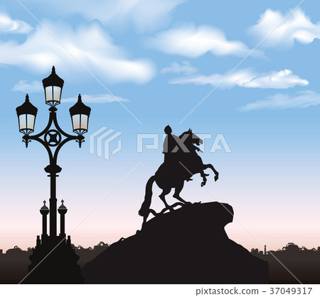 St. Petersburg city Russia Russian landscape  37049317