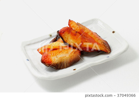 烤魚，醃鯛魚 37049366