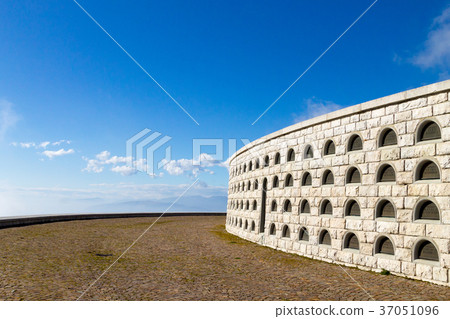 Italian alps landmark. First world war memorial 37051096