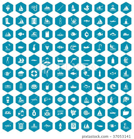 100 water icons sapphirine violet 100 water icons sapphirine violet 37053141