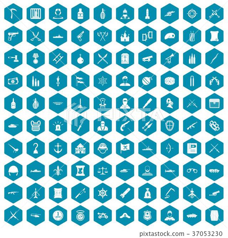 100 weapons icons sapphirine violet 37053230