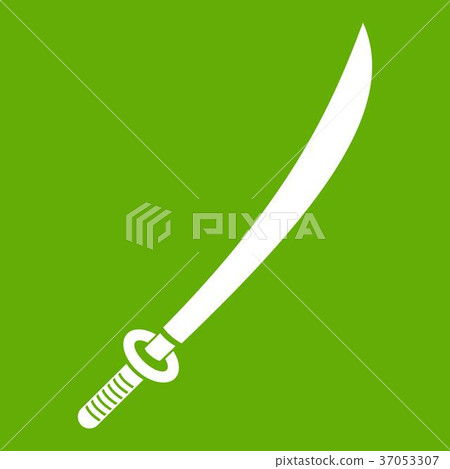 Katana icon green 37053307