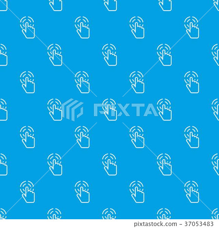 Click pattern seamless blue - Stock Illustration [37053483] - PIXTA