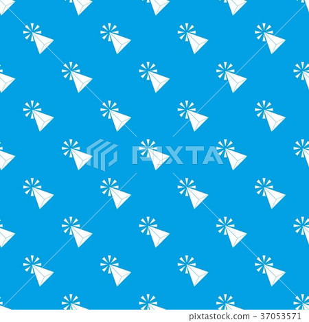 Click pattern seamless blue - Stock Illustration [37053571] - PIXTA