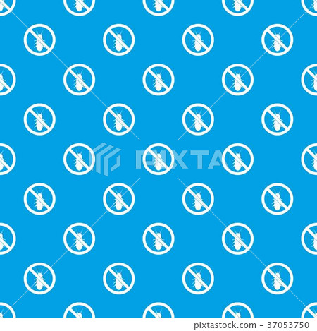 No termite sign pattern seamless blue No termite sign pattern seamless blue 37053750