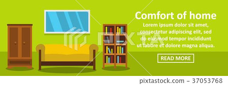 Comfort of home banner horizontal concept 37053768