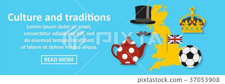 Culture and traditions banner horizontal concept Culture and traditions banner horizontal concept 37053908