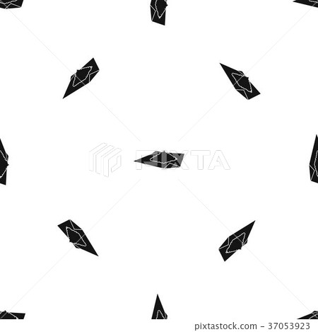 Powder marijuana pattern seamless black 37053923