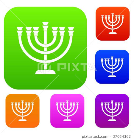 Menorah set collection Menorah set collection 37054362