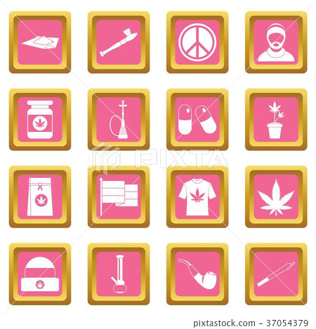 Rastafarian icons pink 37054379