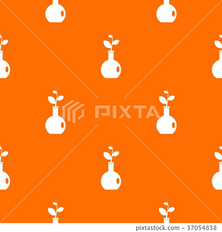 Plant in a vase pattern seamless Plant in a vase pattern seamless 37054838