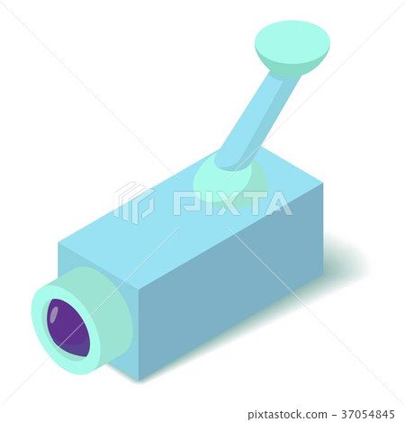 Security camera icon, isometric 3d style 37054845
