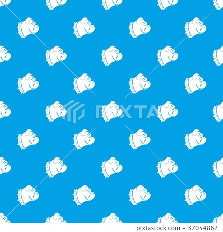 Bulldog dog pattern seamless blue Bulldog dog pattern seamless blue 37054862