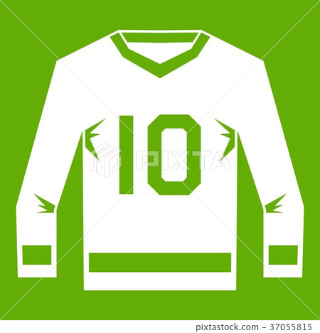 Hockey jersey icon green Hockey jersey icon green 37055815