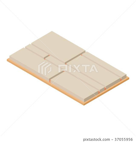 Tile icon, isometric 3d style Tile icon, isometric 3d style 37055956