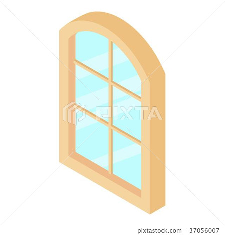Close window frame icon, isometric 3d style Close window frame icon, isometric 3d style 37056007