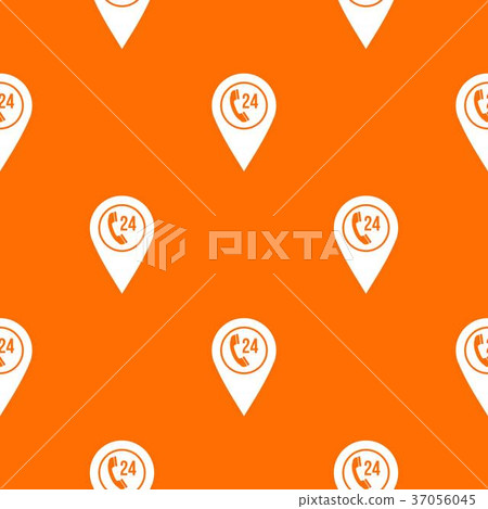 Map pointer with phone handset pattern seamless Map pointer with phone handset pattern seamless 37056045