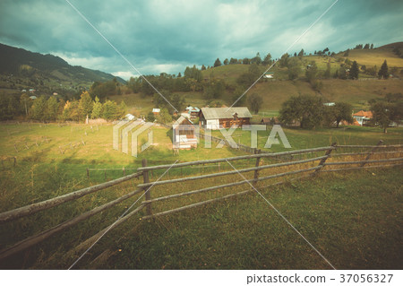 Landscape of romanian village Sadova Landscape of romanian village Sadova 37056327