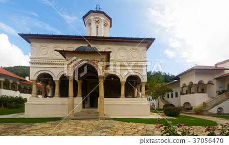 Monastery Horezu in romanian city Monastery Horezu in romanian city 37056470