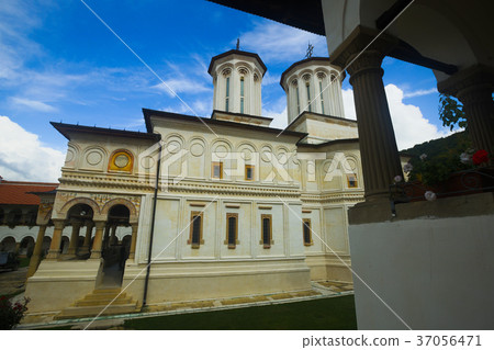 Monastery Horezu in romanian city Monastery Horezu in romanian city 37056471