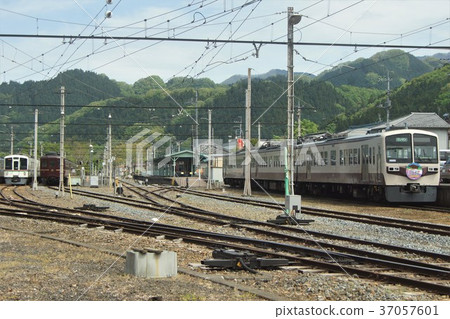 Scenery of Chichibu Railway Mimineguchi Station car base Scenery of Chichibu Railway Mimineguchi Station car base 37057601