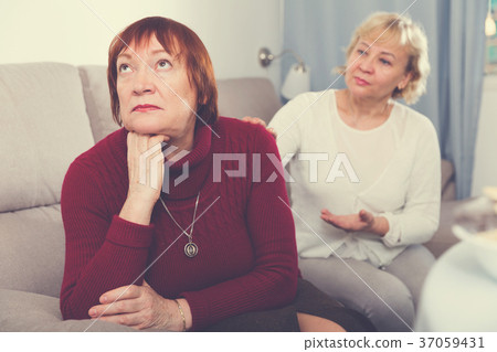 Two mature ladies finding out relationship Two mature ladies finding out relationship 37059431