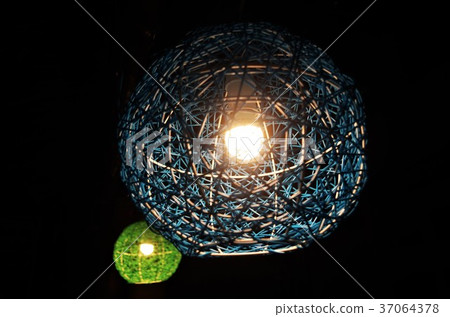High hanging blue lantern _ light in the heart High hanging blue lantern _ light in the heart 37064378