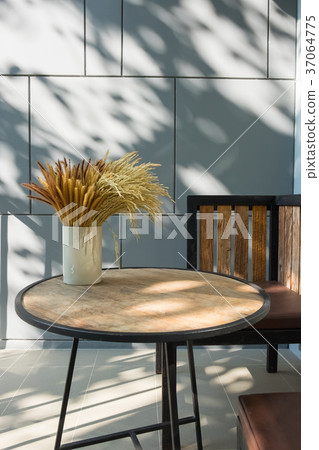 balcony decoration with table and chair 37064775