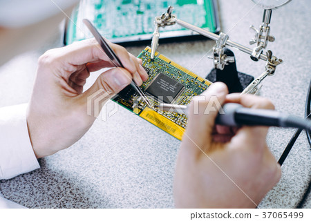 microchip production factory microchip production factory 37065499
