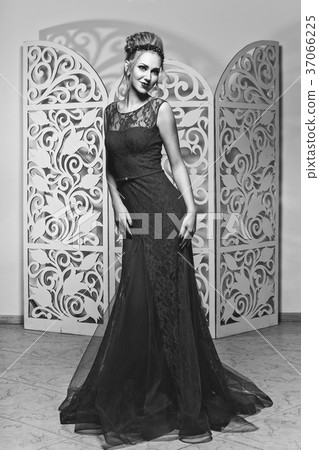 beautiful girl in wedding gown beautiful girl in wedding gown 37066225