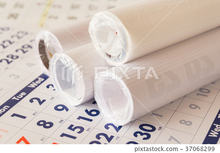 Calendar Greetings Business Next year's wall calendar Year-end distribution Paper calendar Gifts 37068299