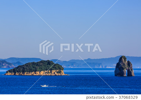 View of Mother and Mother Island from Ikejima rape road 37068329