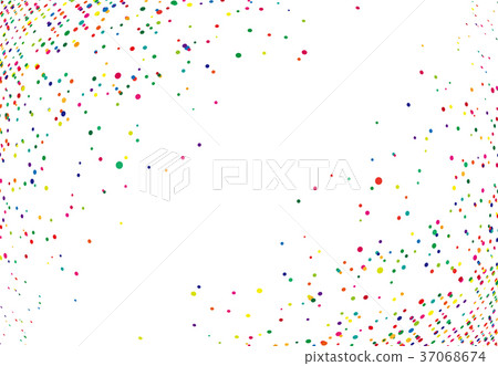 Background dot random - Stock Illustration [37068674] - PIXTA