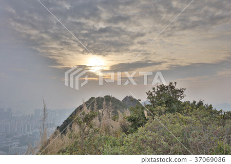 the Lion Rock in Hong Kong, China.2017 the Lion Rock in Hong Kong, China.2017 37069086