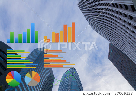 Tokyo high rise building data graph - Stock Illustration [37069138] - PIXTA