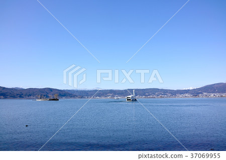 Lake Suwa View from Stone Sculpture Park 37069955
