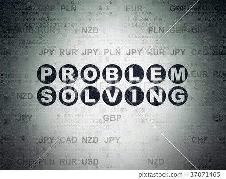 Finance concept: Problem Solving on Digital Data 37071465