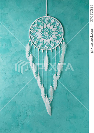 White  dream catcher 37072555