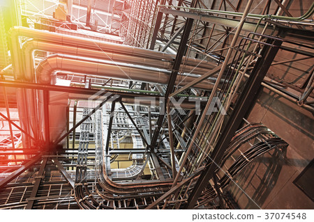 Industrial Steel pipelines, valves, cables  37074548