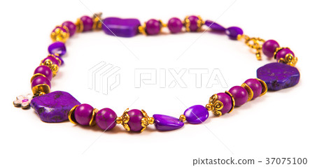 Jewellery bracelet armlet isolated on white 37075100