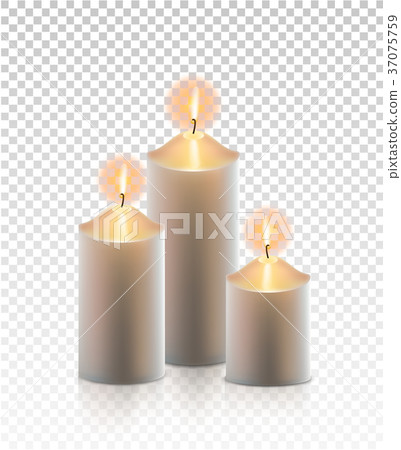 vector christmas realistic golden candle isolated vector christmas realistic golden candle isolated 37075759