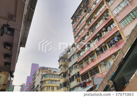old apartment building District at Mog kok 37075863