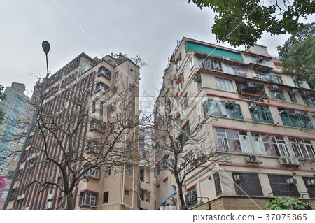 old apartment building District at Mog kok 37075865